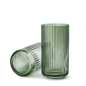 Lyngby Glas Vase Copenhagen Green - 15 cm
