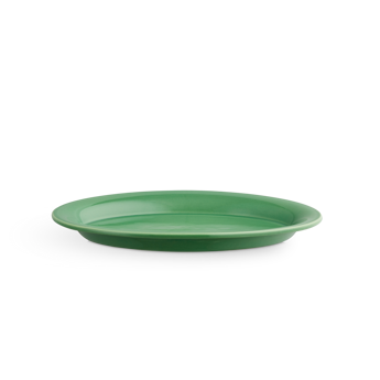 Ursula Oval tallerken 28x18,5 cm - Grøn