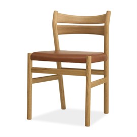 Børge Mogensen stol BM1 - Eg olie med læder sæde