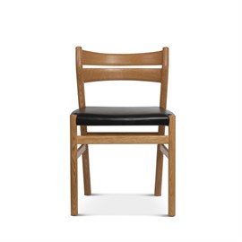 Børge Mogensen stol BM1 - Eg olie med sort lædersæde