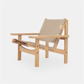 1 sæt sæde og ryg til Jagtstolen model 169 i Kanvas