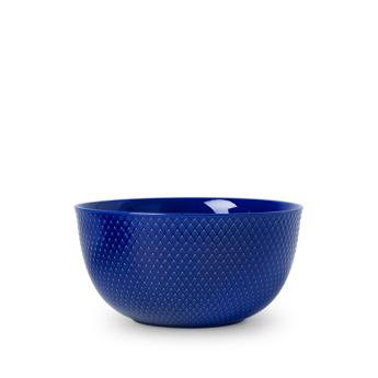 Rhombe Serveringsskål - Mørk blå, Ø 22 cm
